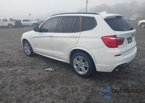 2012 BMW X3 xDrive28I z USA, uszkodzony, nr VIN 5UXWX5C52CL725367